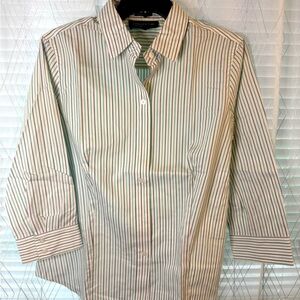 Jones New York Shirt Striped M